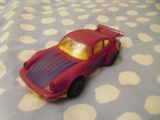 VINTAGE Scalextric Porsche 911 DC The Joker Batman Purple Slot Car 1989