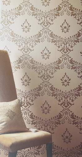 Damask non woven wallpaper - damask,