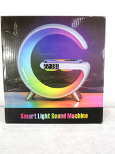 Smart Light Sound Machine With Alarm Clock & 15W Wireless Fast Charging