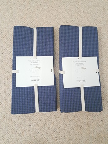 Zara gingham navy - navy,
