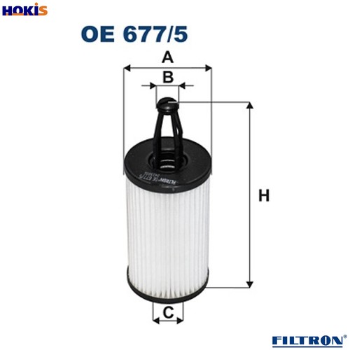 Oil filter 677 - oil, 677/5