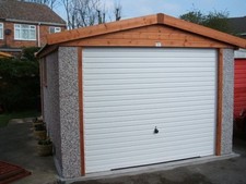 Concrete garage delivered - concrete,