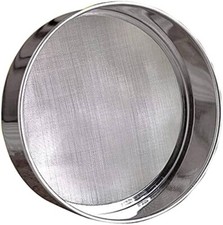 Stainless Steel Atta Chalni/Channi Flour Sieve Round Food Strainers for Kitchen