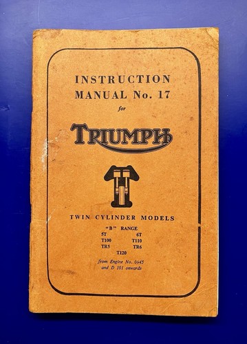 Triumph t100 t110 tr5 - t100,