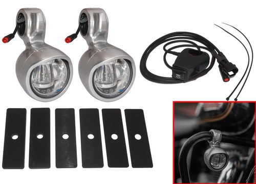 Silver led fog light for - silver,