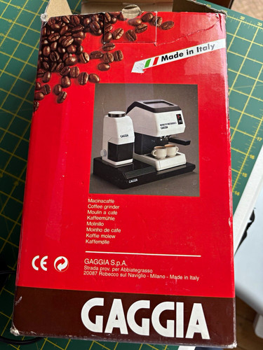 Gaggia electric coffee grinder - coffee,