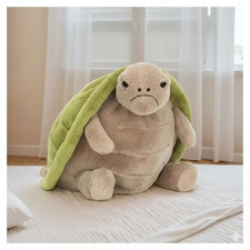 Grumpy Turtle Plush Toy 28cm Unique Soft Cuddle Stuffed Animal UK Stock