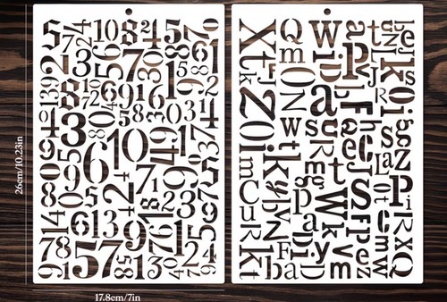 Stencil 2pcs background - 2pcs,