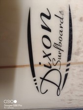 Dixon Surfboard 7ft with Fin, Leg Strap, Carry Case