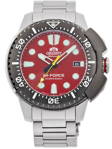 Orient force 45mm red - red, dial