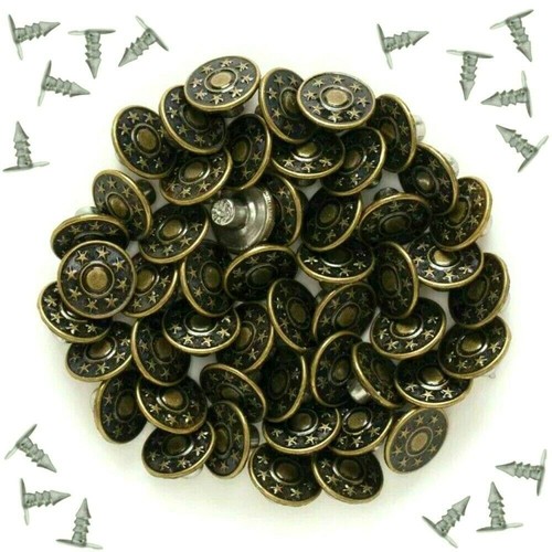 17mm jeans buttons round - 17mm,