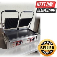 HOT SALE ! Commercial Double Large Panini Toastie, Baguette press Grill machine