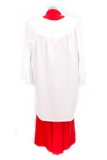 Adult's Surplice Christian Mass White Liturgical Catholic Church Clergy Vestment