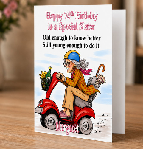 Personalised birthday card - personalised,