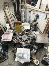 Screen printing carousel - screen,