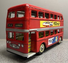 Tinplate MF844 Friction Powered Double Decker Bus (Boxed)