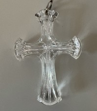 Waterford Crystal Cross Pendant Beautiful Retired Piece