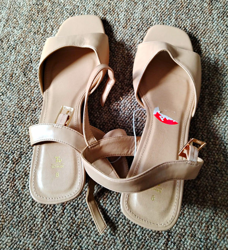 Women beige strappy - beige,