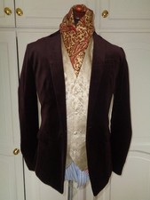 Gold brocade waistcoat size - ,