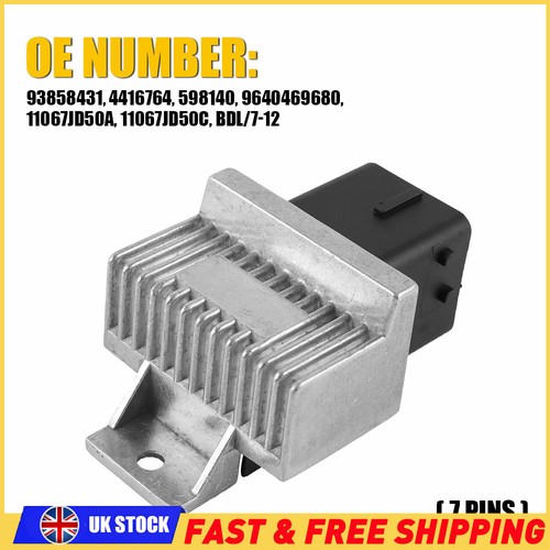 Glow plug control - unit, relay