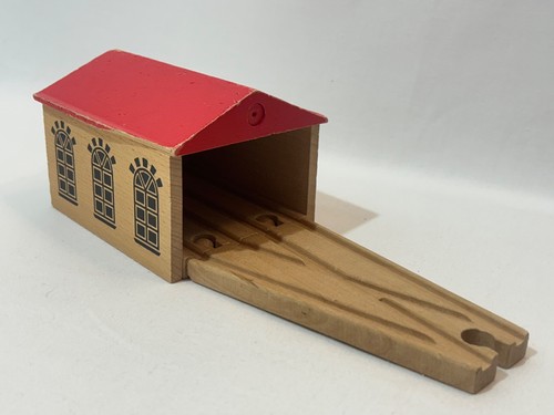 Wooden engine shed - wooden, &