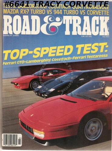March 1986 road and track - road,