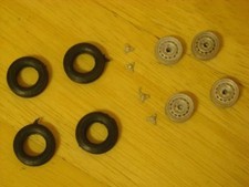 1/43rd scale Dunlop wheels