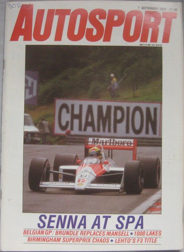 Autosport magazine september - magazine,
