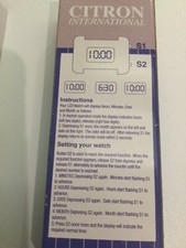 Mens Ladies CITRON Quartz