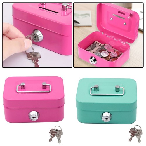 Money box metal cash - box,