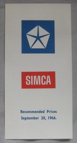 September 1966 simca 1000 - september,