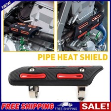 Motorcycle red exhaust muffler - red,