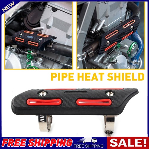 Motorcycle red exhaust - red, muffler