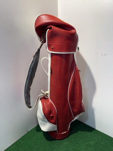 Vintage style red - leather, cart
