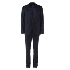 Hackett London Men's Navy Wool