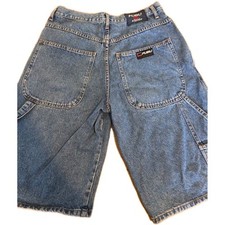 Fubu 05 Jeans 3/4  Shorts Length Vintage Hip Hop Skater Style Size 36