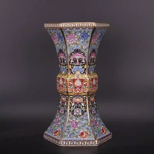 Chinese qing qianlong - qianlong, enamel