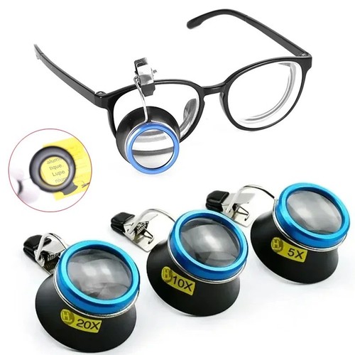 Clip eye loupe eyeglass - clip-on,