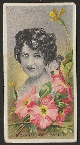 Taddy actresses with flowers - with,