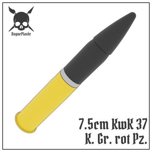 5cm panzergranate kwk 37 - panzergranate,