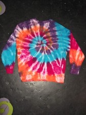 Orange Blue Purple Pink Spiral