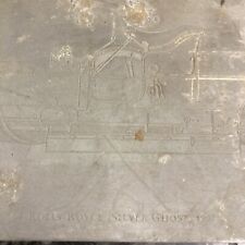 Rolls-Royce silver ghost 1907 print plates. Vintage collective Rolls-Royce. 