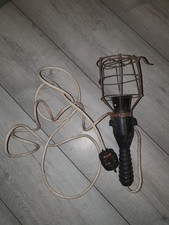 (Working) VINTAGE STADIUM INSPECTION LAMP - Over 1 Meter Cable - Normal Bulb