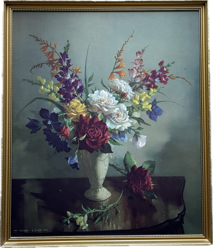 Roses and antirrhinums - "roses,