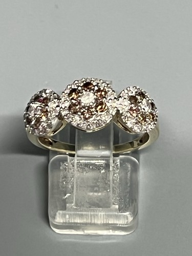 9ct gold cognac diamond - cognac,