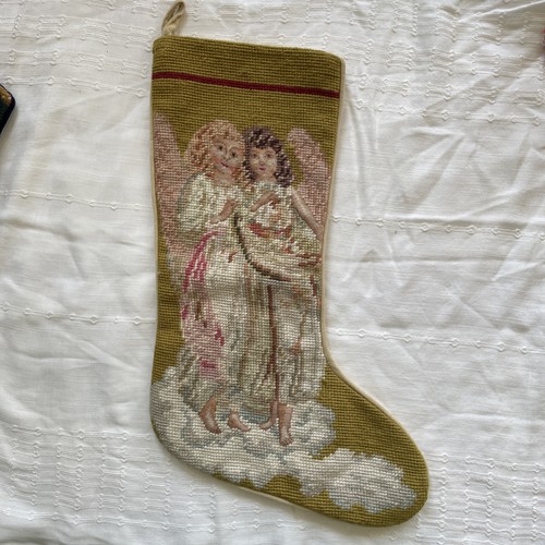 Vintage christmas needlepoint - christmas,
