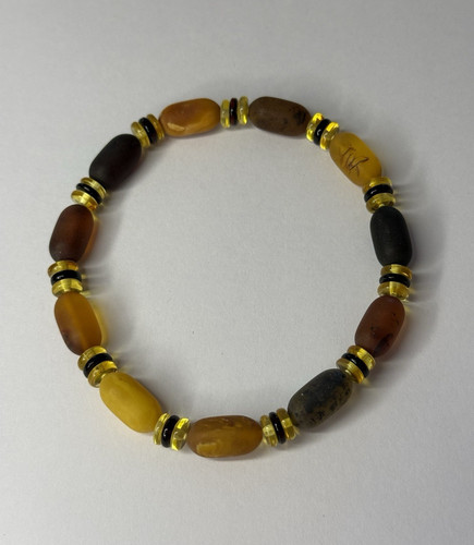 Genuine matte amber stone - genuine,