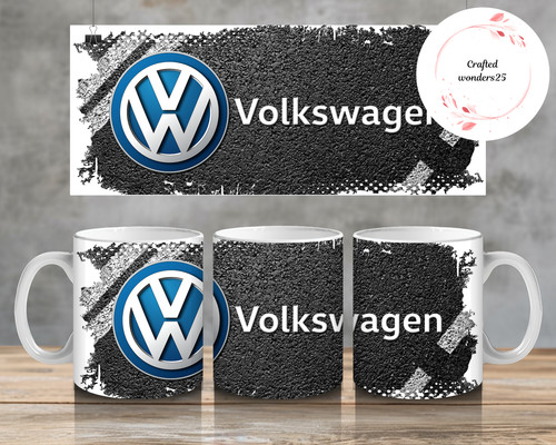 Volkswagen tarmac style mug - volkswagen,