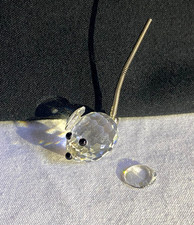 SWAROVSKI MOUSE MINI 010026 - NEEDS EAR REGLUED