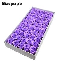 Soap Flowers ,50pcs , Liliac